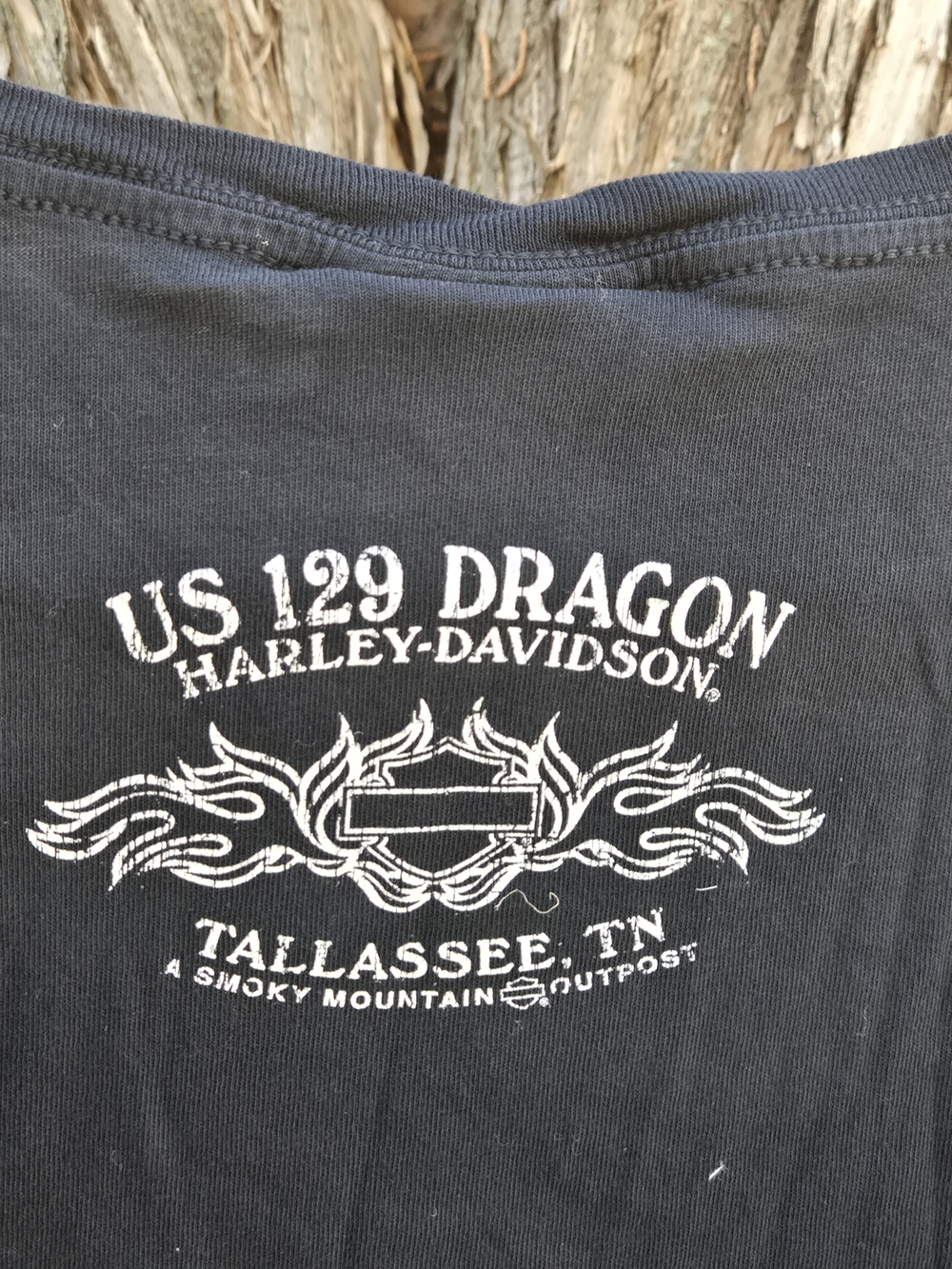 Harley-Davidson T-shirt Rhinestone-embellished logo and floral design Medium - Picture 8 of 8